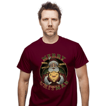 Load image into Gallery viewer, Daily_Deal_Shirts T-Shirts, Unisex / Small / Maroon Merry Critmas
