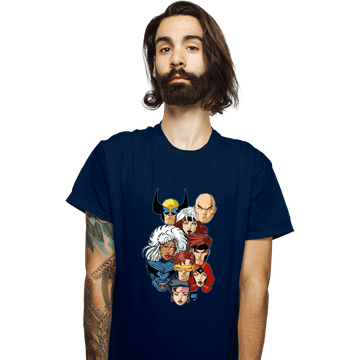 Daily_Deal_Shirts T-Shirts, Unisex / Small / Navy Mutant 97 Heads!