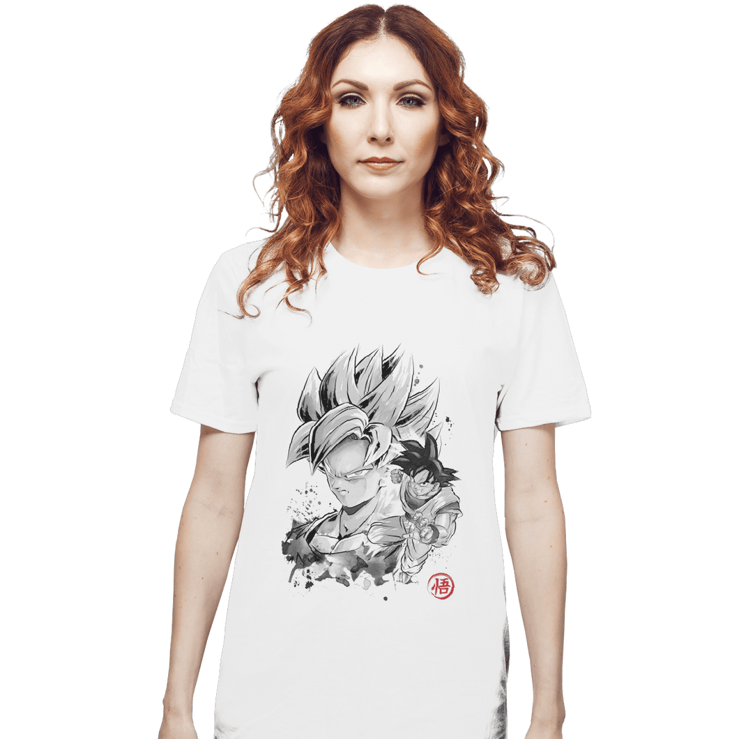 Shirts T-Shirts, Unisex / Small / White Super Saiyan Warrior