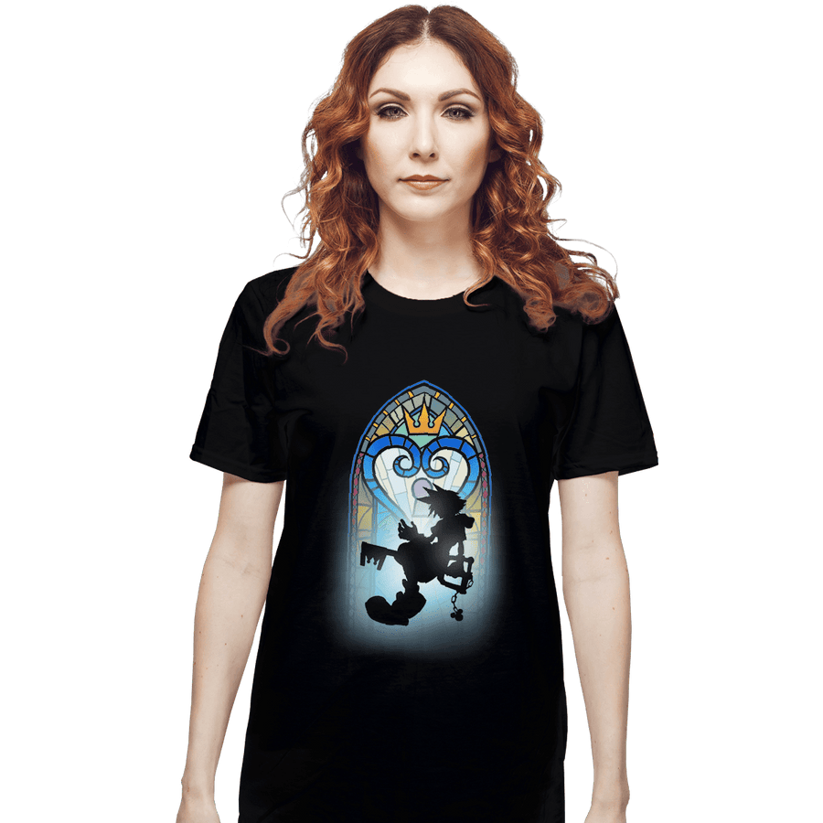 Shirts T-Shirts, Unisex / Small / Black Heart Window