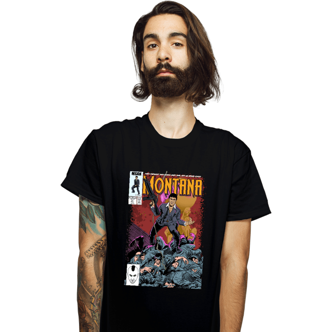 Daily_Deal_Shirts T-Shirts, Unisex / Small / Black Montana Comics