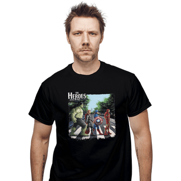 Shirts T-Shirts, Unisex / Small / Black The Heroes