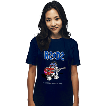 Daily_Deal_Shirts T-Shirts, Unisex / Small / Navy Droids About To Rock