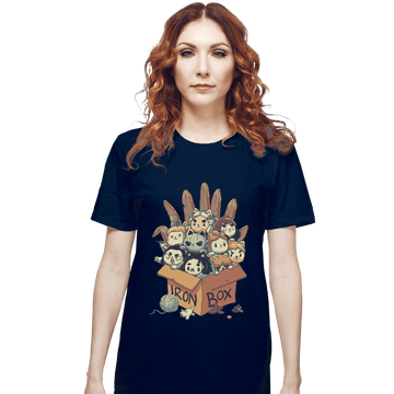 Shirts T-Shirts, Unisex / Small / Navy Game Of Boxes