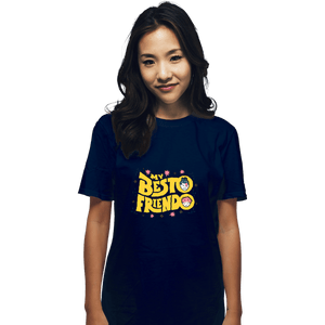 Shirts T-Shirts, Unisex / Small / Navy My Besto Friendo