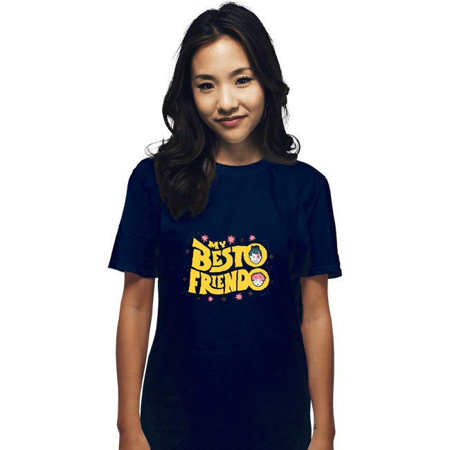 Shirts T-Shirts, Unisex / Small / Navy My Besto Friendo