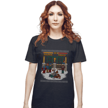 Load image into Gallery viewer, Daily_Deal_Shirts T-Shirts, Unisex / Small / Dark Heather The Christmas Fight
