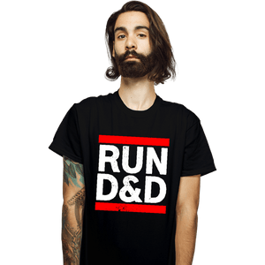 Shirts T-Shirts, Unisex / Small / Black Run D&D