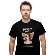 Load image into Gallery viewer, Shirts T-Shirts, Unisex / Small / Black Adopt Me
