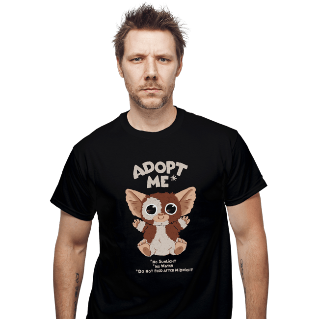 Shirts T-Shirts, Unisex / Small / Black Adopt Me