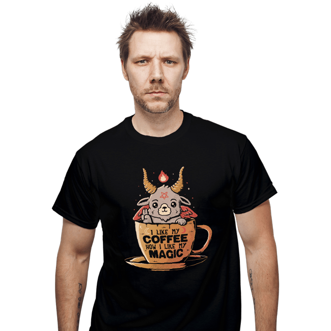 Secret_Shirts T-Shirts, Unisex / Small / Black Black Coffee Cup