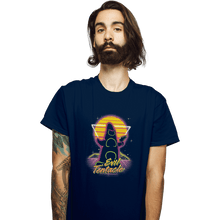 Load image into Gallery viewer, Shirts T-Shirts, Unisex / Small / Navy Retro Evil Tentacle
