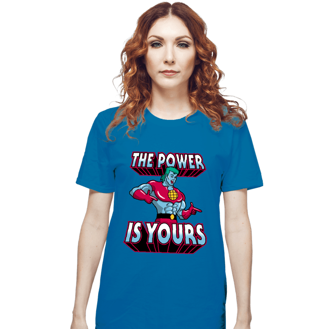 Shirts T-Shirts, Unisex / Small / Sapphire The Power Is Yours