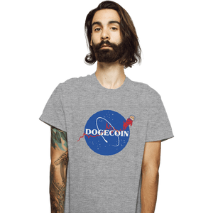 Daily_Deal_Shirts T-Shirts, Unisex / Small / Sports Grey Nasa Doge