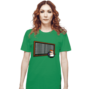 Daily_Deal_Shirts T-Shirts, Unisex / Small / Irish Green French Chalkboard