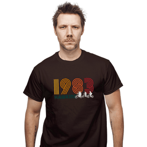 Secret_Shirts T-Shirts, Unisex / Small / Dark Chocolate Hawkins 1983