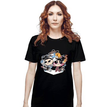 Secret_Shirts T-Shirts, Unisex / Small / Black Shark & Lava
