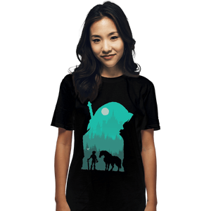 Shirts T-Shirts, Unisex / Small / Black Hylian Silhouette