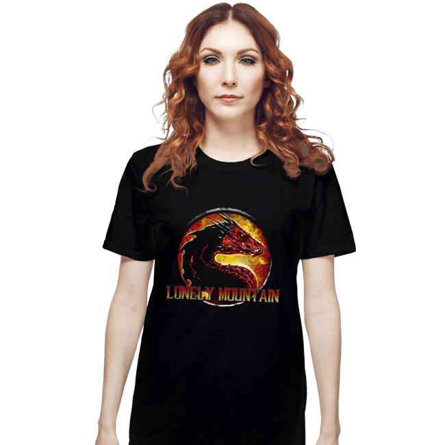 Shirts T-Shirts, Unisex / Small / Black Lonely Mountain