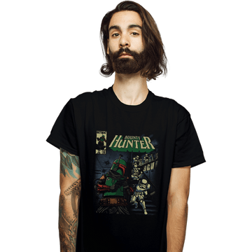 Daily_Deal_Shirts T-Shirts, Unisex / Small / Black Bounty Hunter Comic