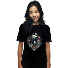 Load image into Gallery viewer, Daily_Deal_Shirts T-Shirts, Unisex / Small / Black Heart Jack Skellington
