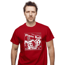 Load image into Gallery viewer, Daily_Deal_Shirts T-Shirts, Unisex / Small / Red Pizza Ball
