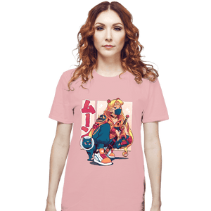 Shirts T-Shirts, Unisex / Small / Pink Waxing Moon