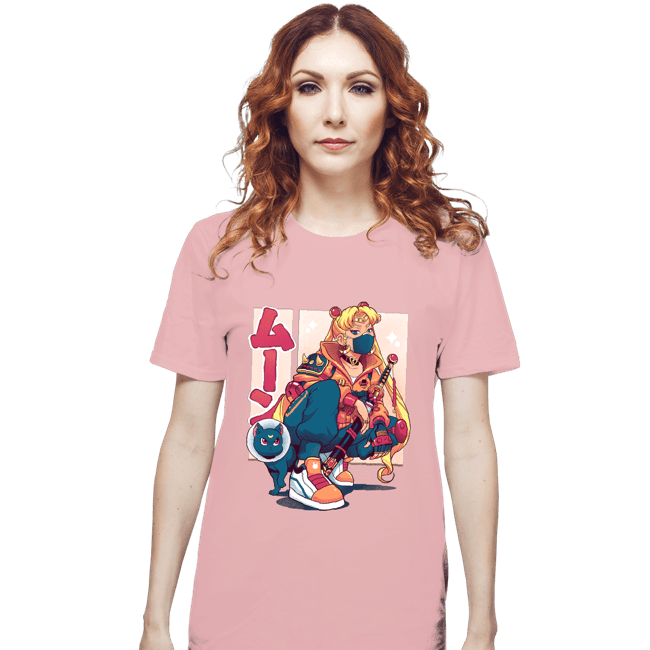Shirts T-Shirts, Unisex / Small / Pink Waxing Moon