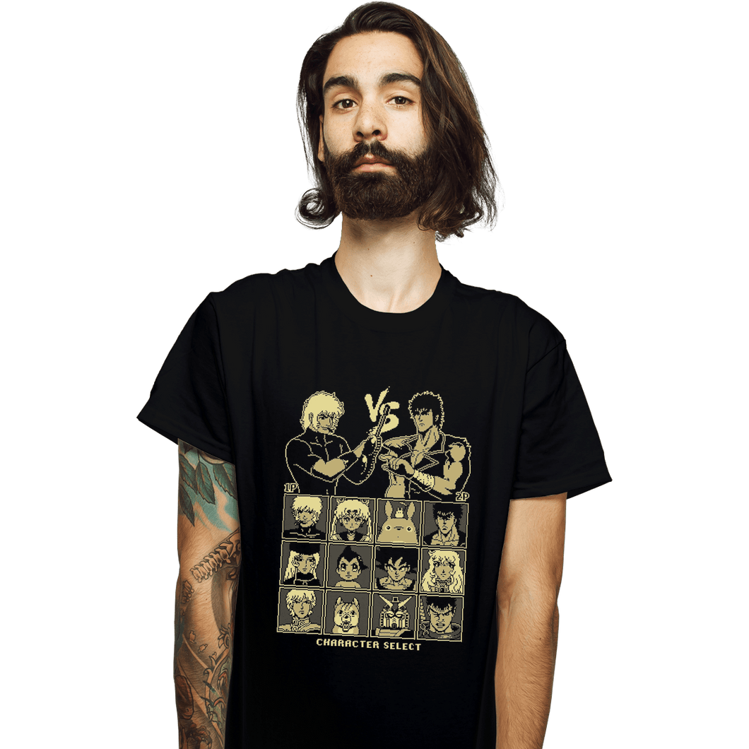 Shirts T-Shirts, Unisex / Small / Black Old School Anime