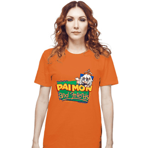 Secret_Shirts T-Shirts, Unisex / Small / Orange Paimon And Friends!