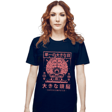 Load image into Gallery viewer, Daily_Deal_Shirts T-Shirts, Unisex / Small / Navy Huge Brain
