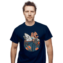 Load image into Gallery viewer, Daily_Deal_Shirts T-Shirts, Unisex / Small / Navy Crow &amp; Shark
