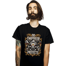 Load image into Gallery viewer, Shirts T-Shirts, Unisex / Small / Black The Emperor Protects
