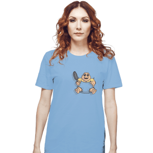Shirts T-Shirts, Unisex / Small / Powder Blue Baby Pocket