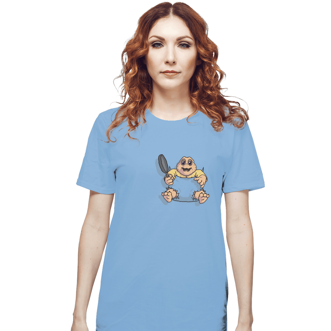 Shirts T-Shirts, Unisex / Small / Powder Blue Baby Pocket