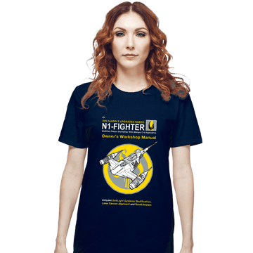 Daily_Deal_Shirts T-Shirts, Unisex / Small / Navy N1 Fighter Manual
