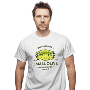 Shirts T-Shirts, Unisex / Small / White Small Olive