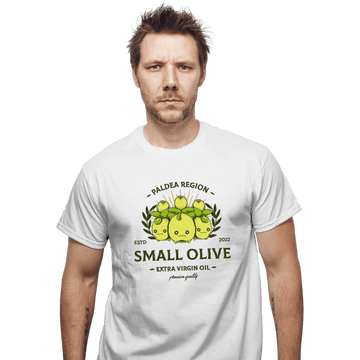 Shirts T-Shirts, Unisex / Small / White Small Olive