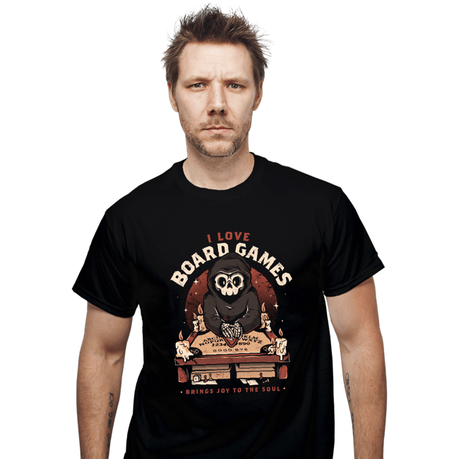 Daily_Deal_Shirts T-Shirts, Unisex / Small / Black I Love Board Games