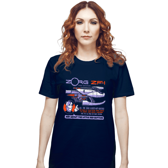 Secret_Shirts T-Shirts, Unisex / Small / Navy Ask About the Little Red Button