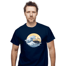 Load image into Gallery viewer, Daily_Deal_Shirts T-Shirts, Unisex / Small / Navy The Great Wave of the Ringwraiths
