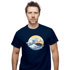 Daily_Deal_Shirts T-Shirts, Unisex / Small / Navy The Great Wave of the Ringwraiths