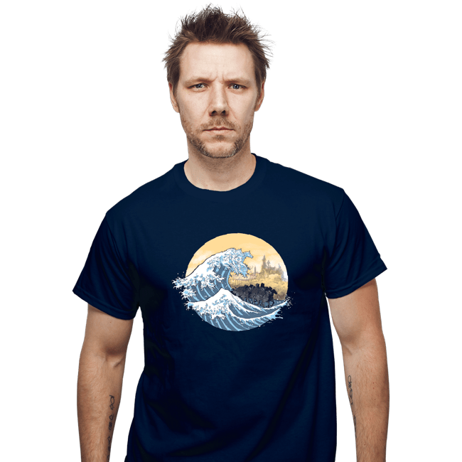 Daily_Deal_Shirts T-Shirts, Unisex / Small / Navy The Great Wave of the Ringwraiths