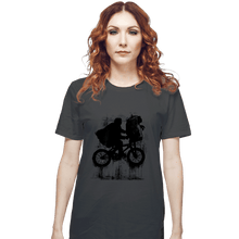 Load image into Gallery viewer, Secret_Shirts T-Shirts, Unisex / Small / Charcoal Boy And Bike
