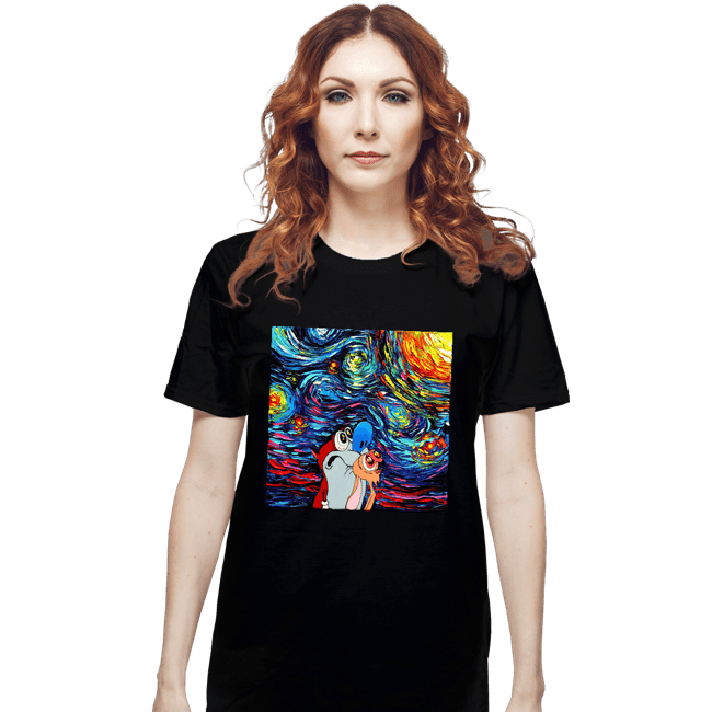 Secret_Shirts T-Shirts, Unisex / Small / Black Van Gogh Never Experienced Space Madness!