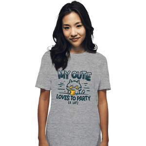 Daily_Deal_Shirts T-Shirts, Unisex / Small / Sports Grey Outie Loves To Party