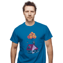 Load image into Gallery viewer, Shirts T-Shirts, Unisex / Small / Sapphire Adventure Is Up There
