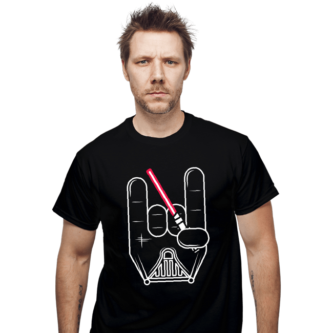 Shirts T-Shirts, Unisex / Small / Black Darth Rock