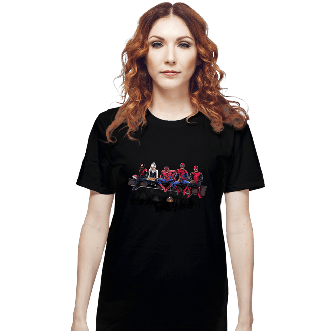 Secret_Shirts T-Shirts, Unisex / Small / Black Spider Lunch