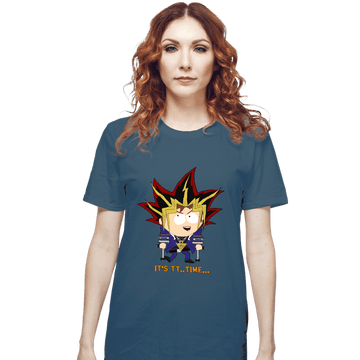Daily_Deal_Shirts T-Shirts, Unisex / Small / Indigo Blue Duel Time